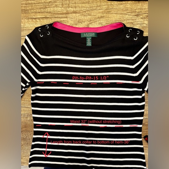 Reduced! LAUREN BY RALPH LAUREN Sweater Dress Size Petite Medium - Picture 1 of 6